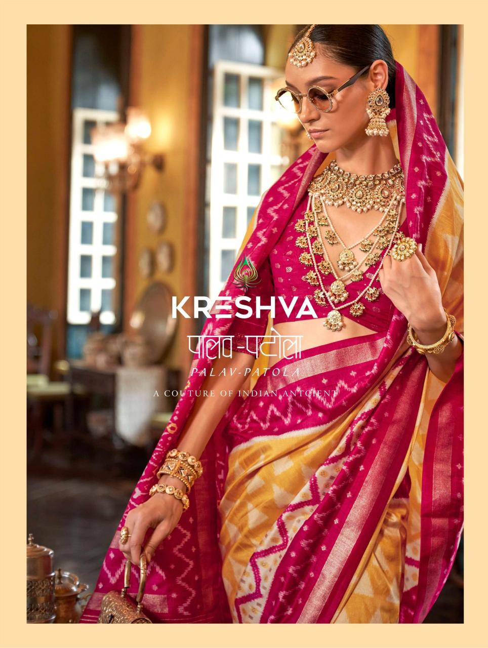 Kreshva Palav Patola catalog surat online saree shopping