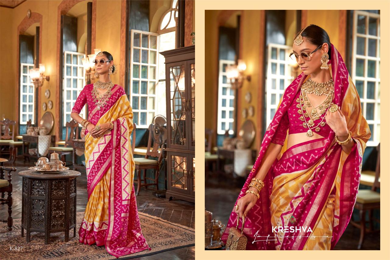 Kreshva Palav Patola catalog surat online saree shopping