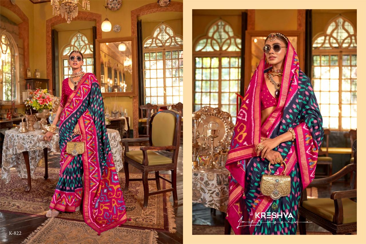 Kreshva Palav Patola catalog surat online saree shopping