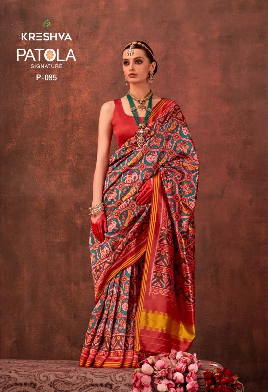 Kreshva Patola Signature catalog surat saree market