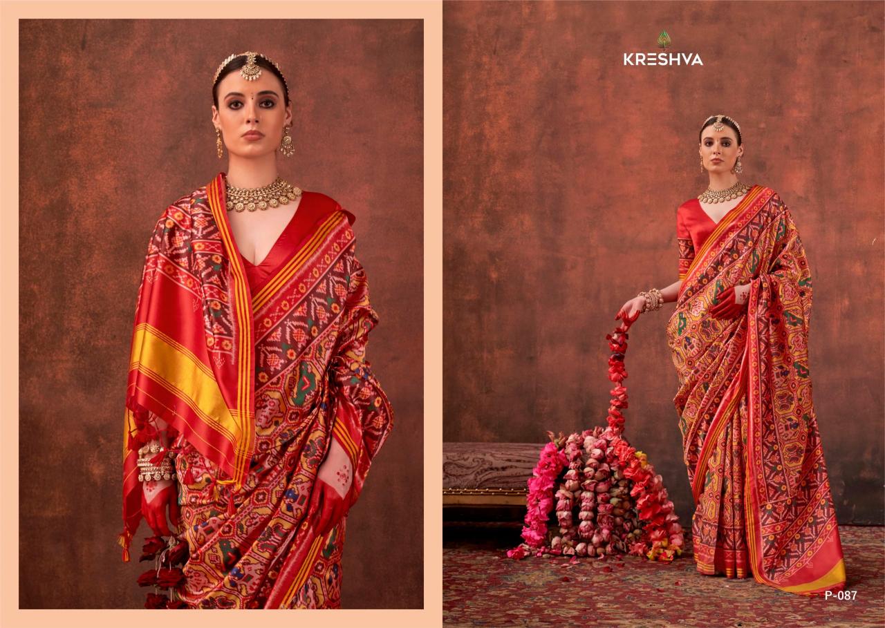 Kreshva Patola Signature catalog surat saree market