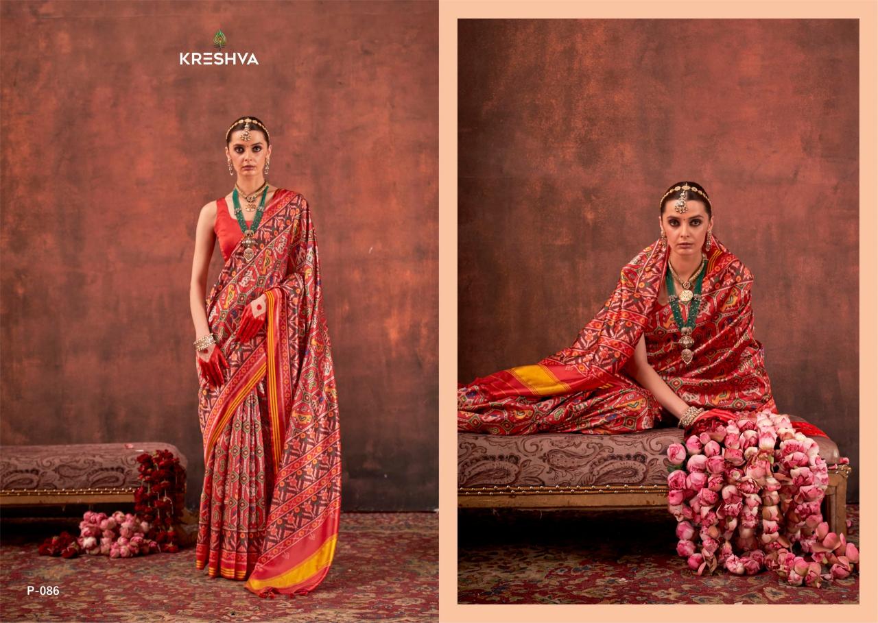 Kreshva Patola Signature catalog surat saree market