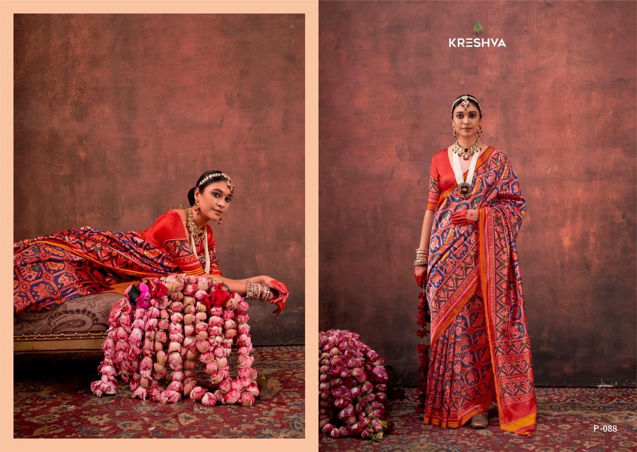 Kreshva Patola Signature catalog surat saree market