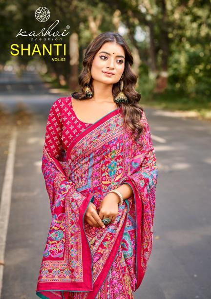 Kreshva Shanti vol 2 catalog surat saree