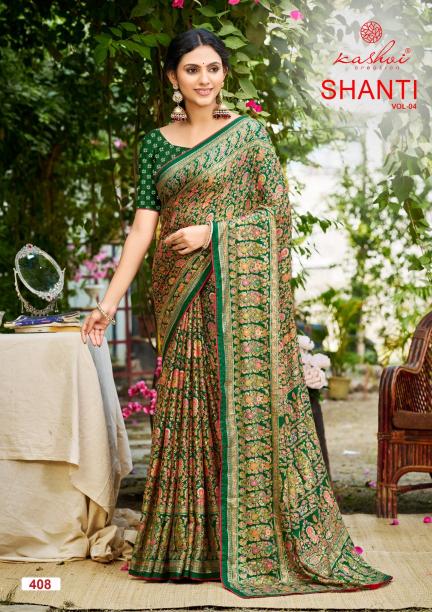 Kreshva Shanti vol 4 catalog saree wholesaler in surat
