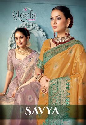 Leela Creation Savya catalog designer sarees wholesale
