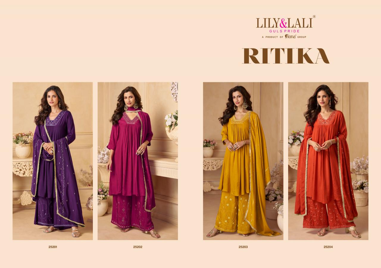 Lily & Lali Ritika catalog wholesale kurti market in india