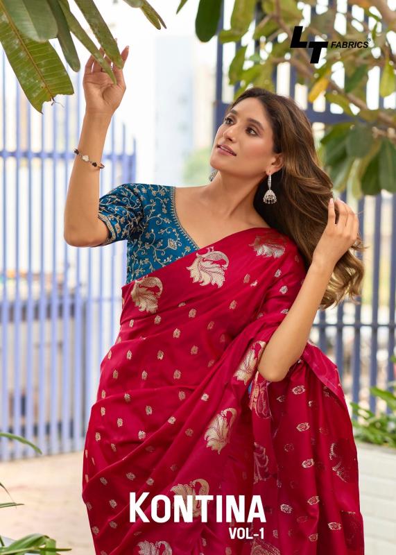 Lt Kontina vol 1 catalog wholesale saree india