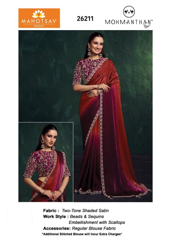 Mahotsav Mohini ( 26200 Series) catalog surat party wear saree