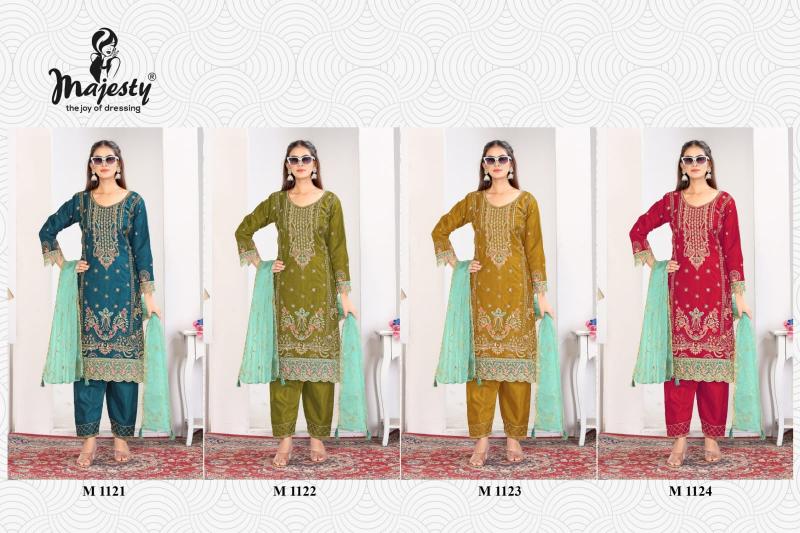 Majesty 1121 catalog wholesale salwar kameez india surat