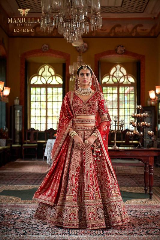 Manjulla Dulhan Vol 4 catalog buy lehenga choli online india sabhyasachi