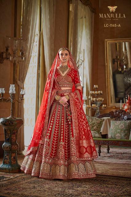 Manjulla Dulhan Vol 4 catalog buy lehenga choli online india sabhyasachi