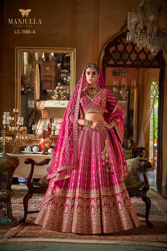Manjulla Dulhan Vol 4 catalog buy lehenga choli online india sabhyasachi