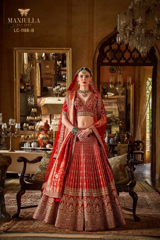 Manjulla Dulhan Vol 4 catalog buy lehenga choli online india sabhyasachi
