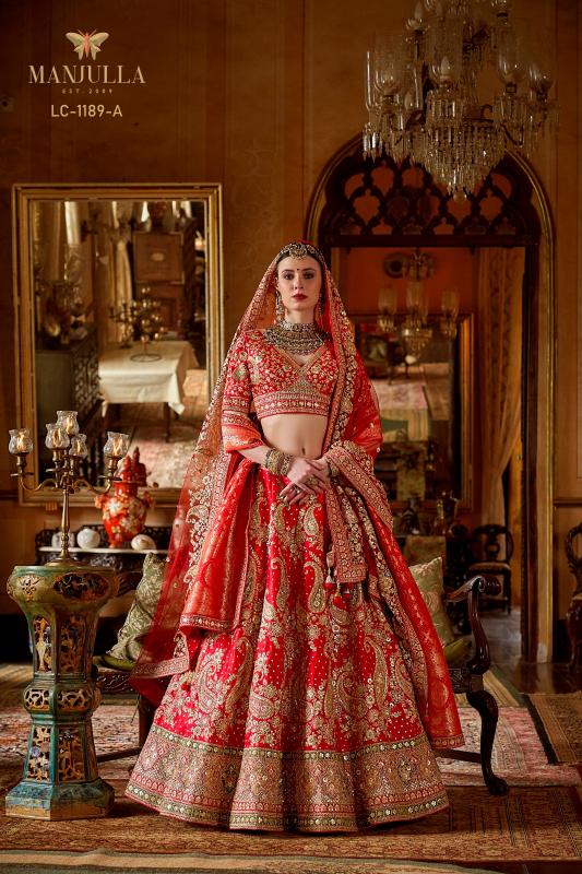 Manjulla Dulhan Vol 4 catalog buy lehenga choli online india sabhyasachi