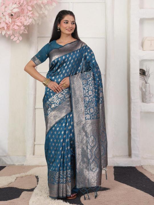 MANTRA VOL 2 by astita fancy designer silk fabric saree wholesale with latkan 