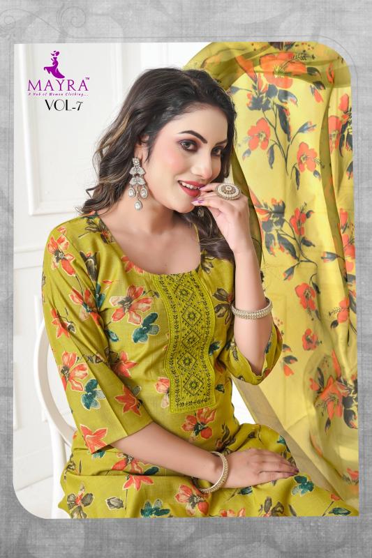 Mayra Pushpa vol 7 catalog wholesale dealers of kurtis in chennai