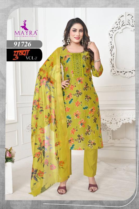 Mayra Pushpa vol 7 catalog wholesale dealers of kurtis in chennai