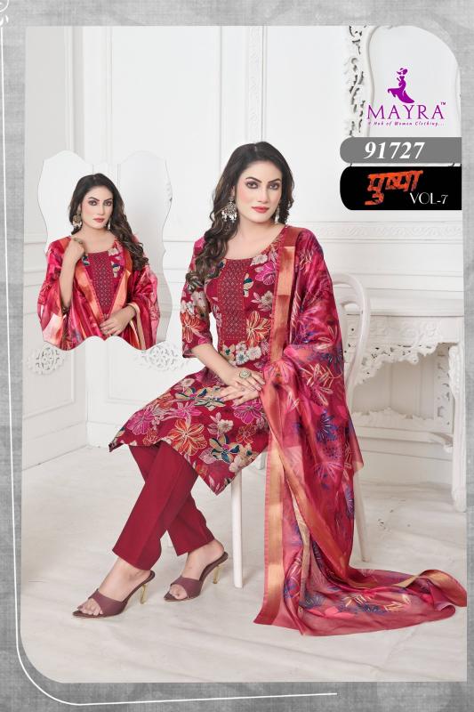 Mayra Pushpa vol 7 catalog wholesale dealers of kurtis in chennai