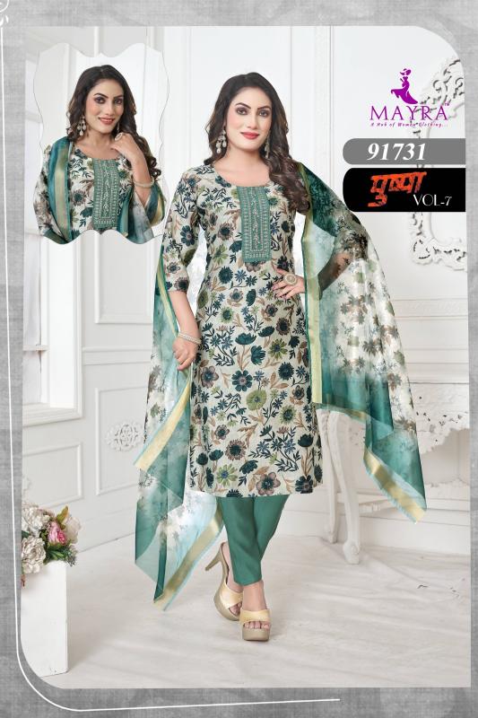 Mayra Pushpa vol 7 catalog wholesale dealers of kurtis in chennai