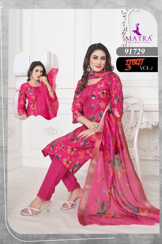 Mayra Pushpa vol 7 catalog wholesale dealers of kurtis in chennai