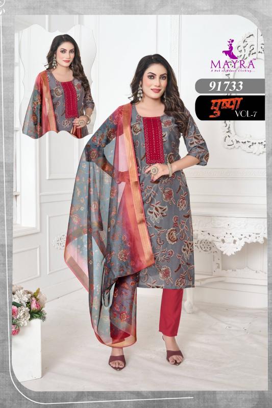 Mayra Pushpa vol 7 catalog wholesale dealers of kurtis in chennai