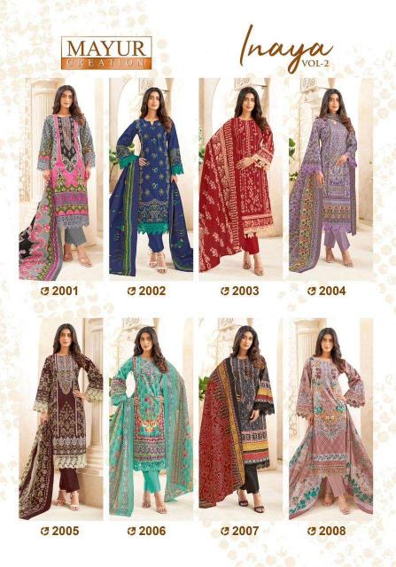 Mayur Creation Inaya vol- 2 – Readymade Karachi Kurti Pant With Dupatta
