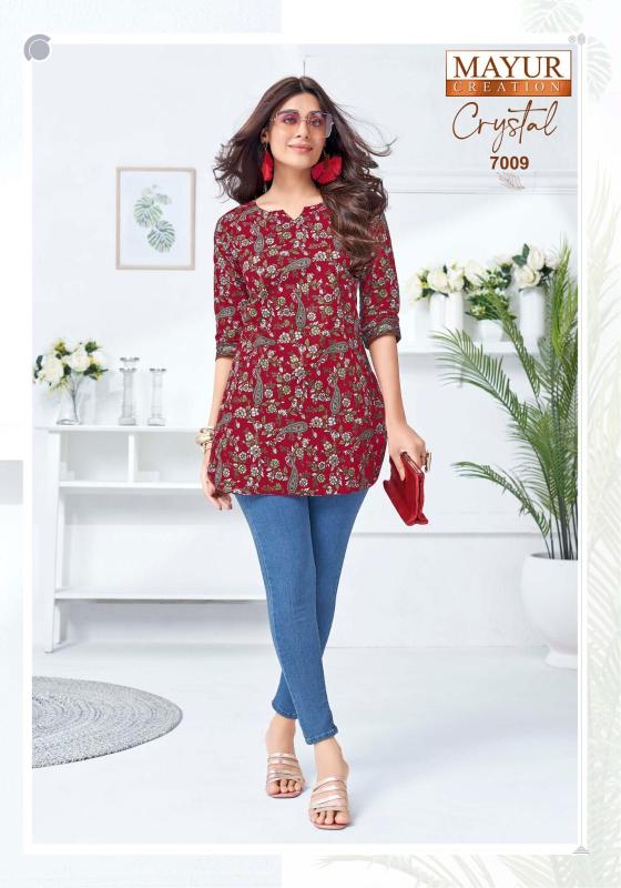 Mayur crystal vol 7 catalog biba kurti wholesale