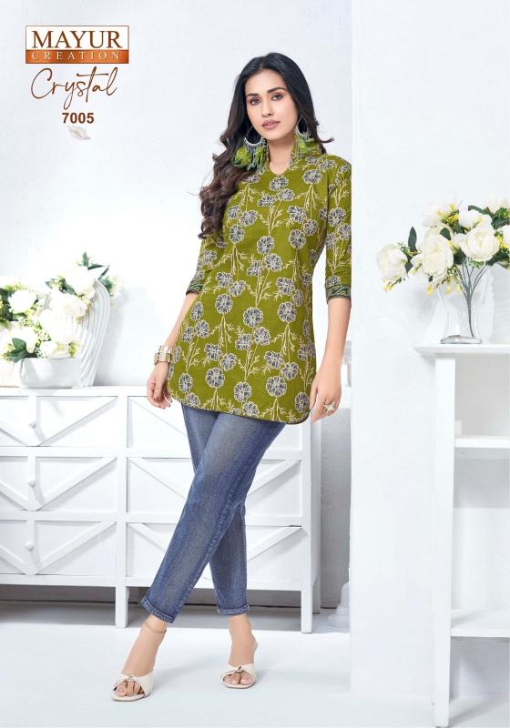 Mayur crystal vol 7 catalog biba kurti wholesale