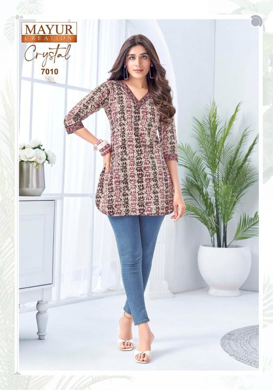 Mayur crystal vol 7 catalog biba kurti wholesale