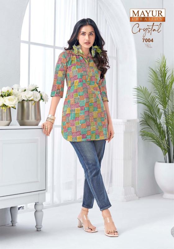 Mayur crystal vol 7 catalog biba kurti wholesale