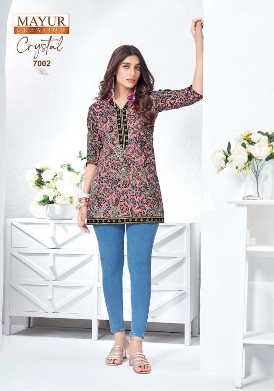 Mayur crystal vol 7 catalog biba kurti wholesale