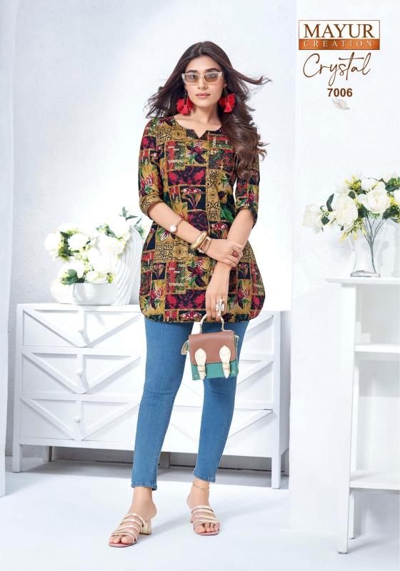 Mayur crystal vol 7 catalog biba kurti wholesale