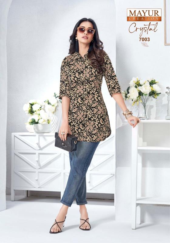 Mayur crystal vol 7 catalog biba kurti wholesale