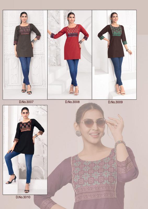 Mayur Vastra Vol-3 – Short Tops - Wholesale Catalog