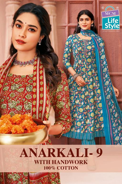 MCM Anarkali Vol-9 – Anarkali Style Kurti Pant With Dupatta - Wholesale Catalog