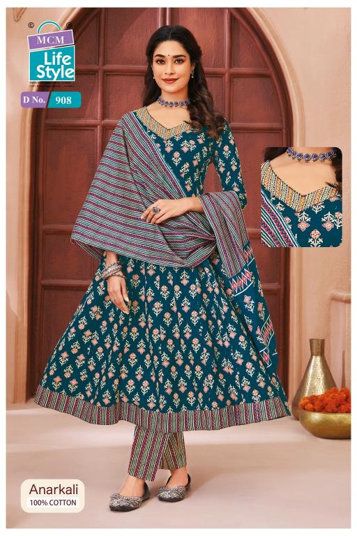 MCM Anarkali Vol-9 – Anarkali Style Kurti Pant With Dupatta - Wholesale Catalog