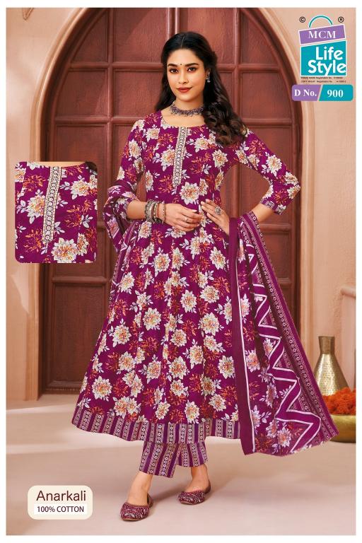 MCM Anarkali Vol-9 – Anarkali Style Kurti Pant With Dupatta - Wholesale Catalog