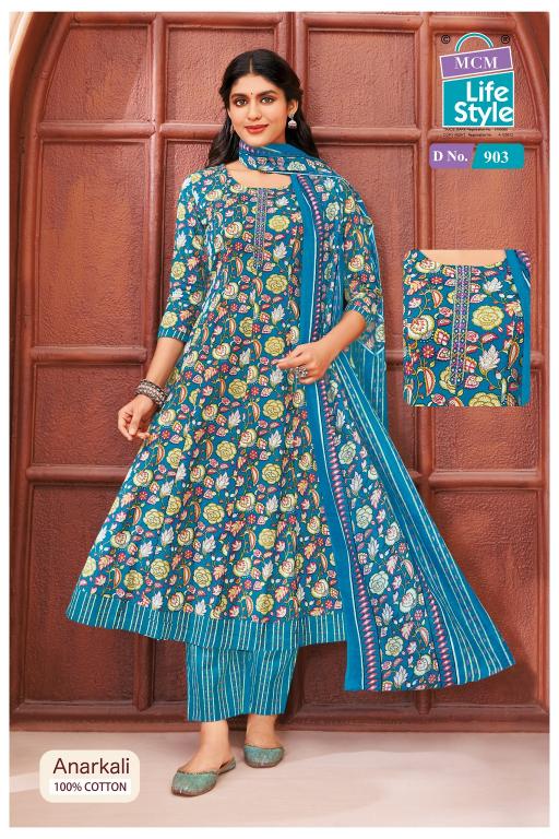 MCM Anarkali Vol-9 – Anarkali Style Kurti Pant With Dupatta - Wholesale Catalog