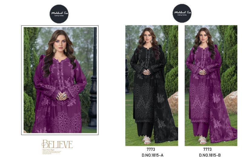 Mehboob Tex 1815 A And B catalog pakistani ladies suits wholesale in delhi