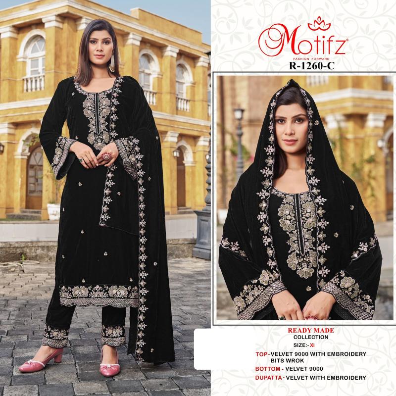 Motifz 1260 catalog wholesale pakistani suits materials