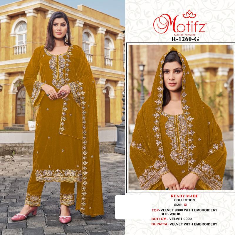 Motifz 1260 catalog wholesale pakistani suits materials