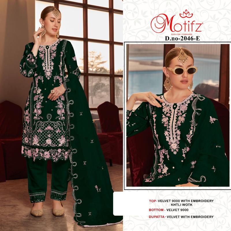 Motifz 2046 catalog pakistani suits at wholesale price in delhi