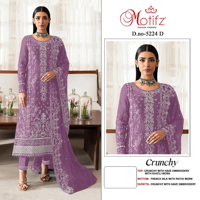 Motifz 5224 catalog unstitched pakistani suits wholesale