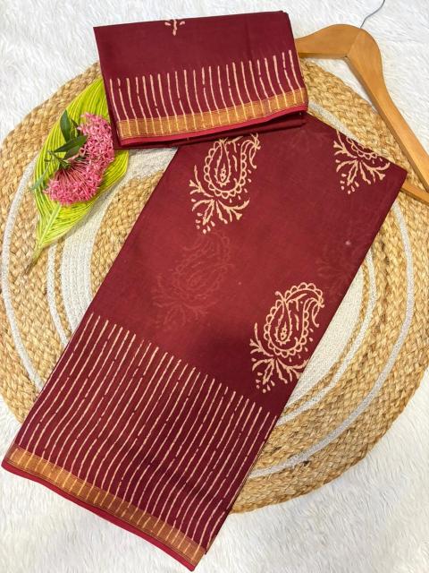 Mulmul Silk 0.8 cotton sarees e commerce product 