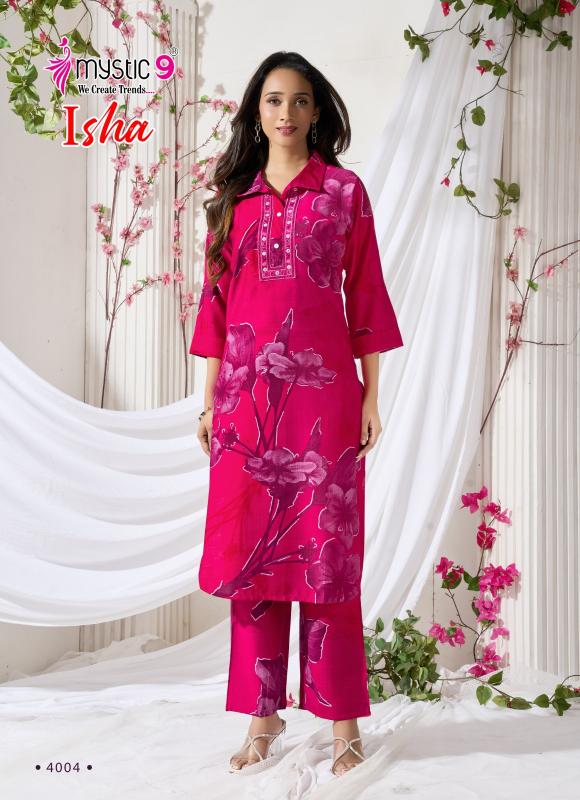 Mystic 9 isha vol 4 catalog wholesale co ord sets manufacturers in india