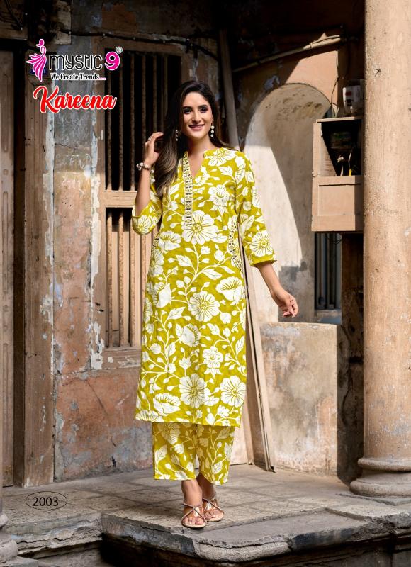 Mystic 9 Kareena vol 2 catalog co ord set for women wholesale
