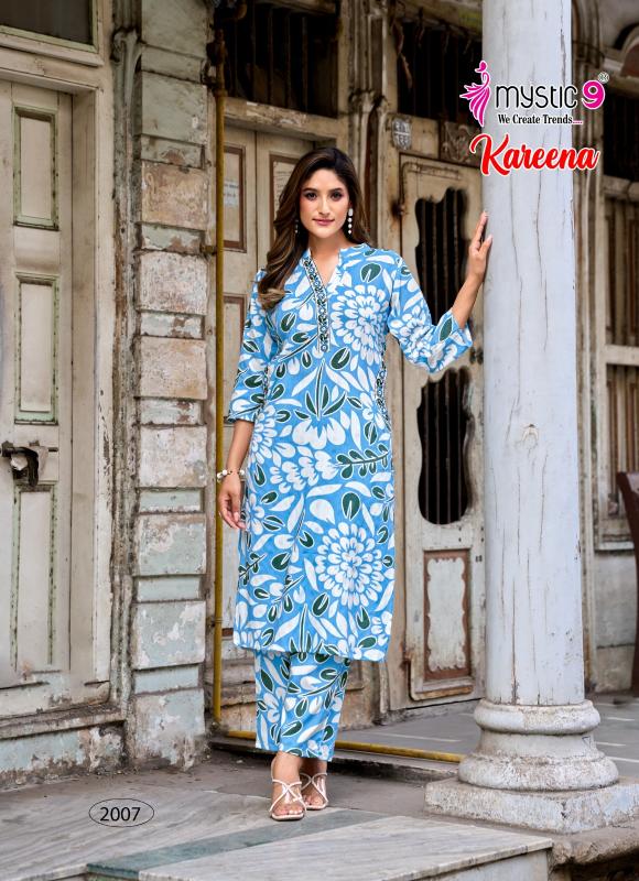 Mystic 9 Kareena vol 2 catalog co ord set for women wholesale