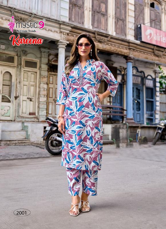 Mystic 9 Kareena vol 2 catalog co ord set for women wholesale