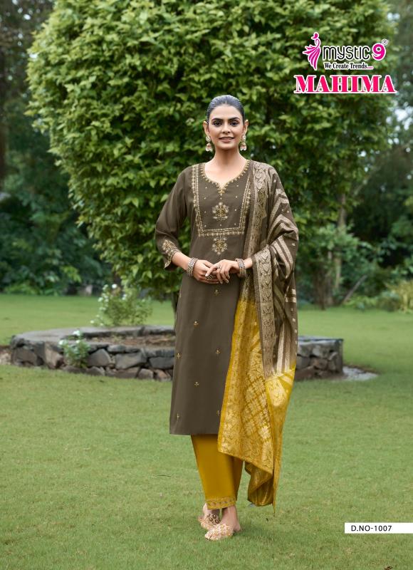 Mystic 9 Mahima vol 1 catalog mjf kurtis wholesale